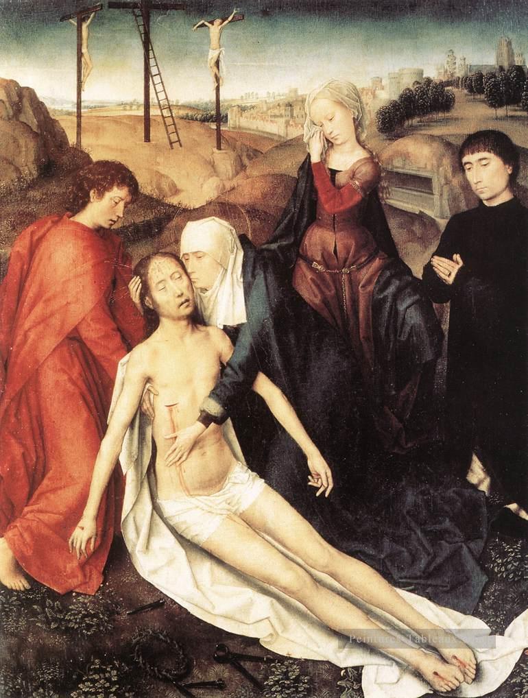 Lamentation 1475 hollandais Hans Memling Peintures à l'huile